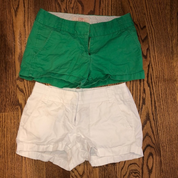 Jcrew chino shorts 4”. Set of 2 - Picture 1 of 4